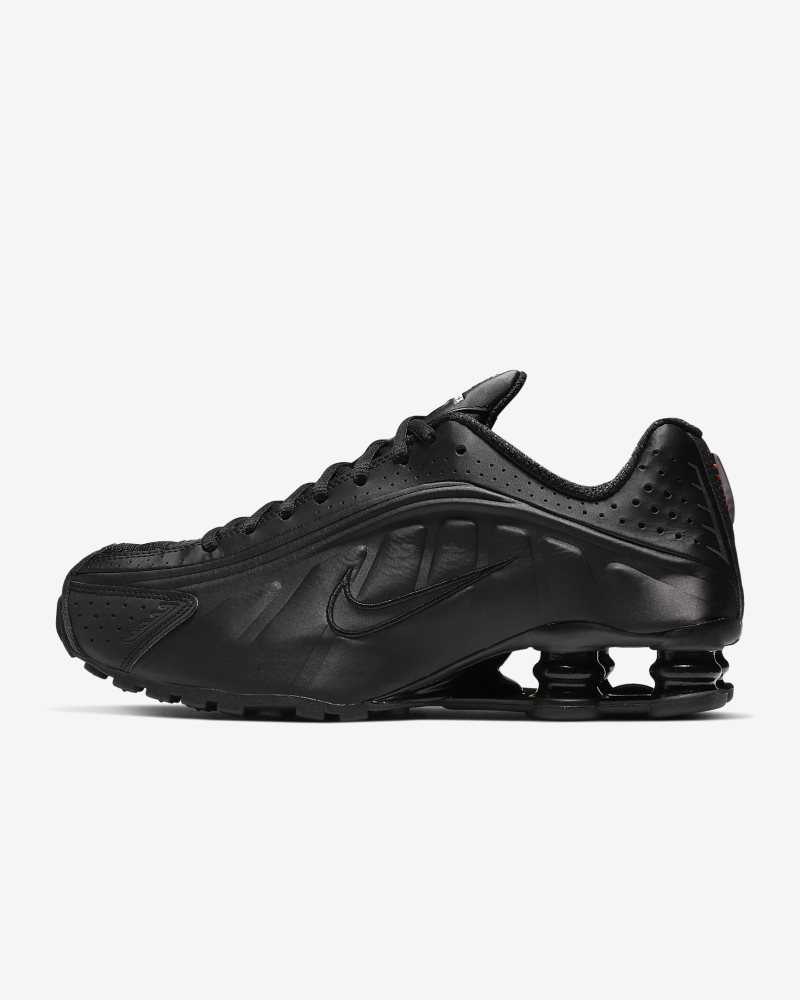 Nike Shox R4 Schwarz/Schwarz/Max Orange/Schwarz