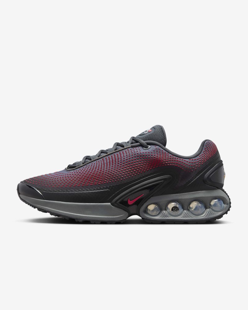 Nike Air Max DN Schwarz/Eisengrau/Universitätsrot