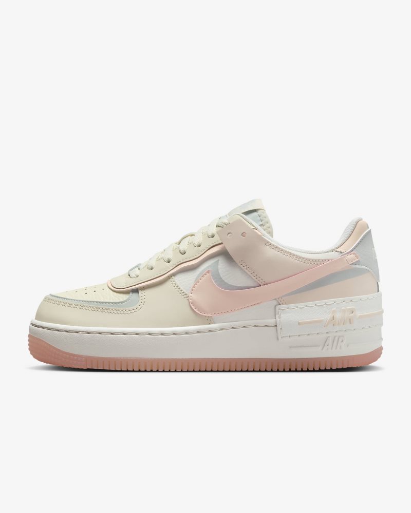 Nike Air Force 1 Shadow Coconut Milk/Hellsilber/Sail/CrimsonTönung