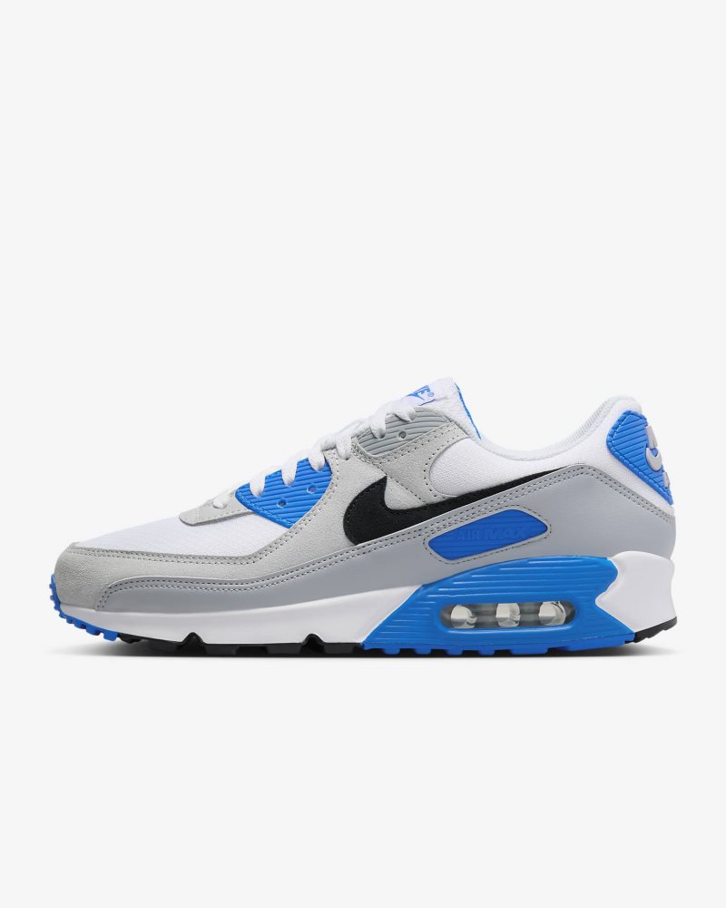 Nike Air Max 90 Weiß/Fotoblau/PurePlatin/Schwarz