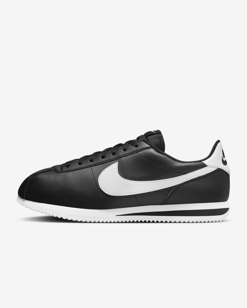 Nike Cortez Leder Schwarz/Weiß