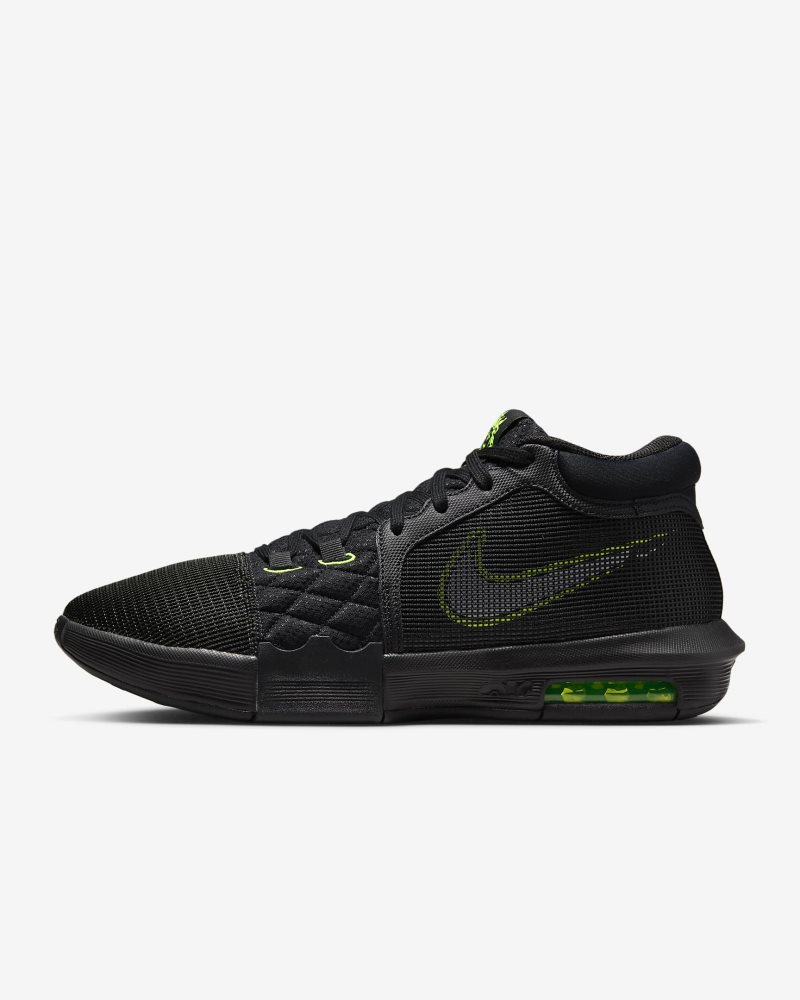 LeBron Witness 8 Schwarz/Volt/Weiß