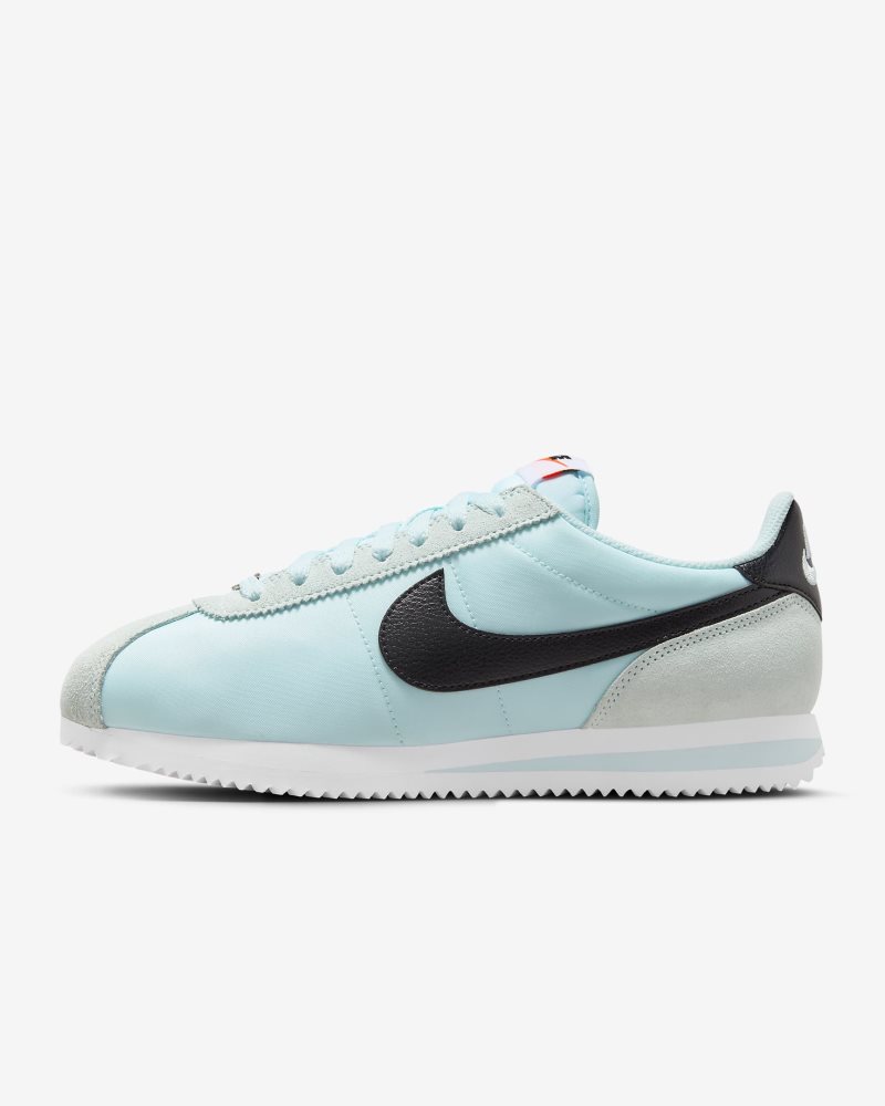 Nike Cortez Textil Gletscherblau/Weiß/Sicherheitsorange/Schwarz