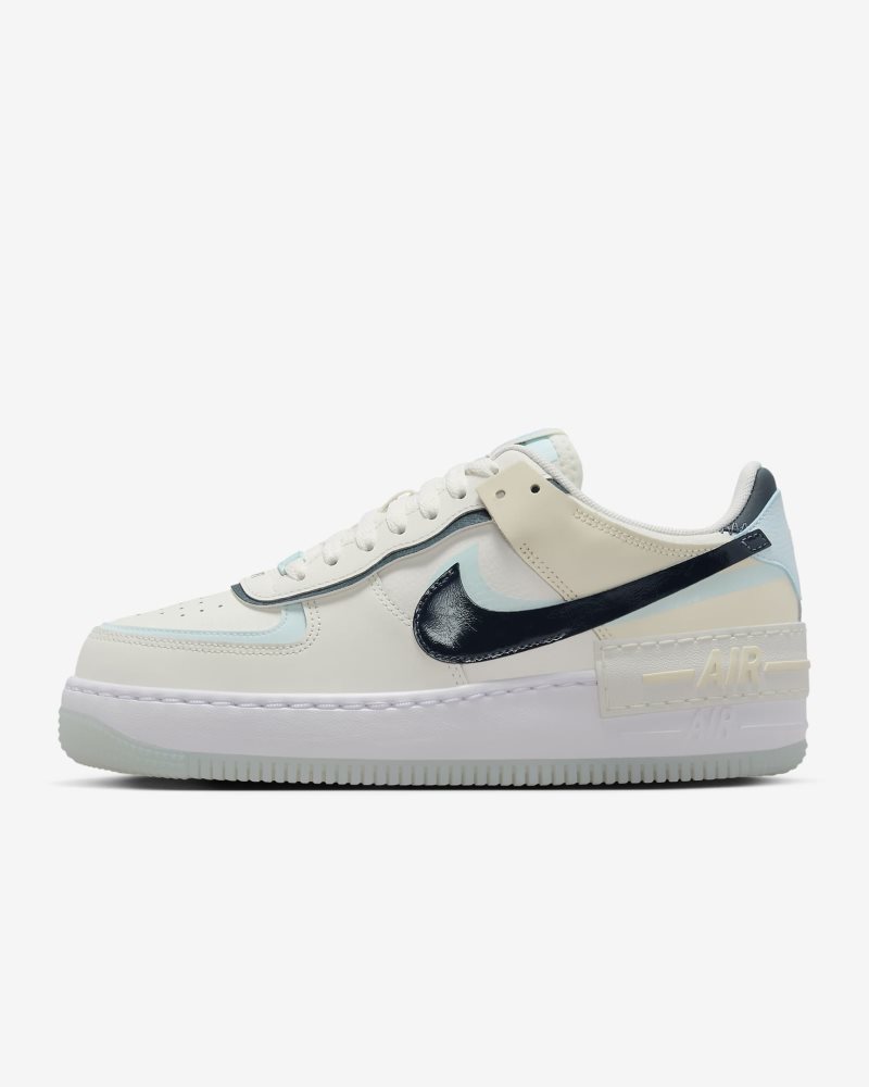 Nike Air Force 1 Shadow Sail/Glacier Blue/Coconut Milk/ArmoryMarineblau