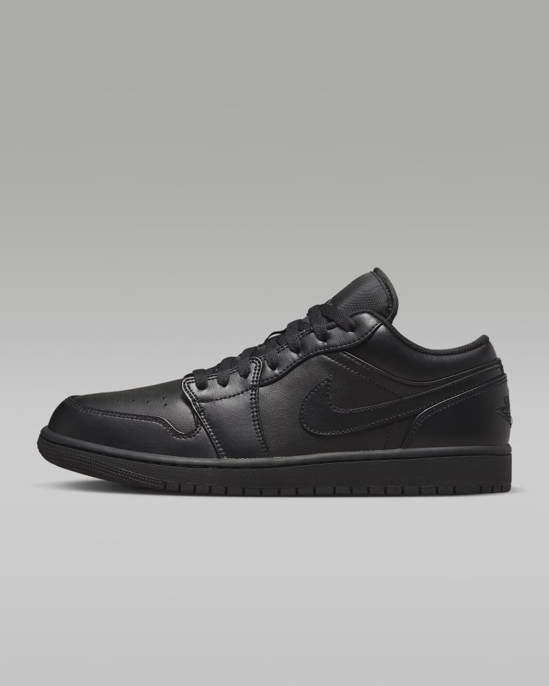 Air Jordan 1 Low Schwarz/Schwarz/Schwarz