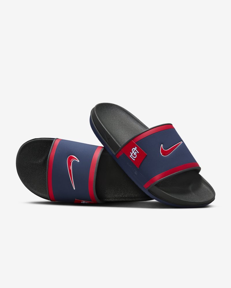 Nike Offcourt (St.Louis Cardinals) Mitternachtsmarineblau/Dunkelgrau/Sportrot