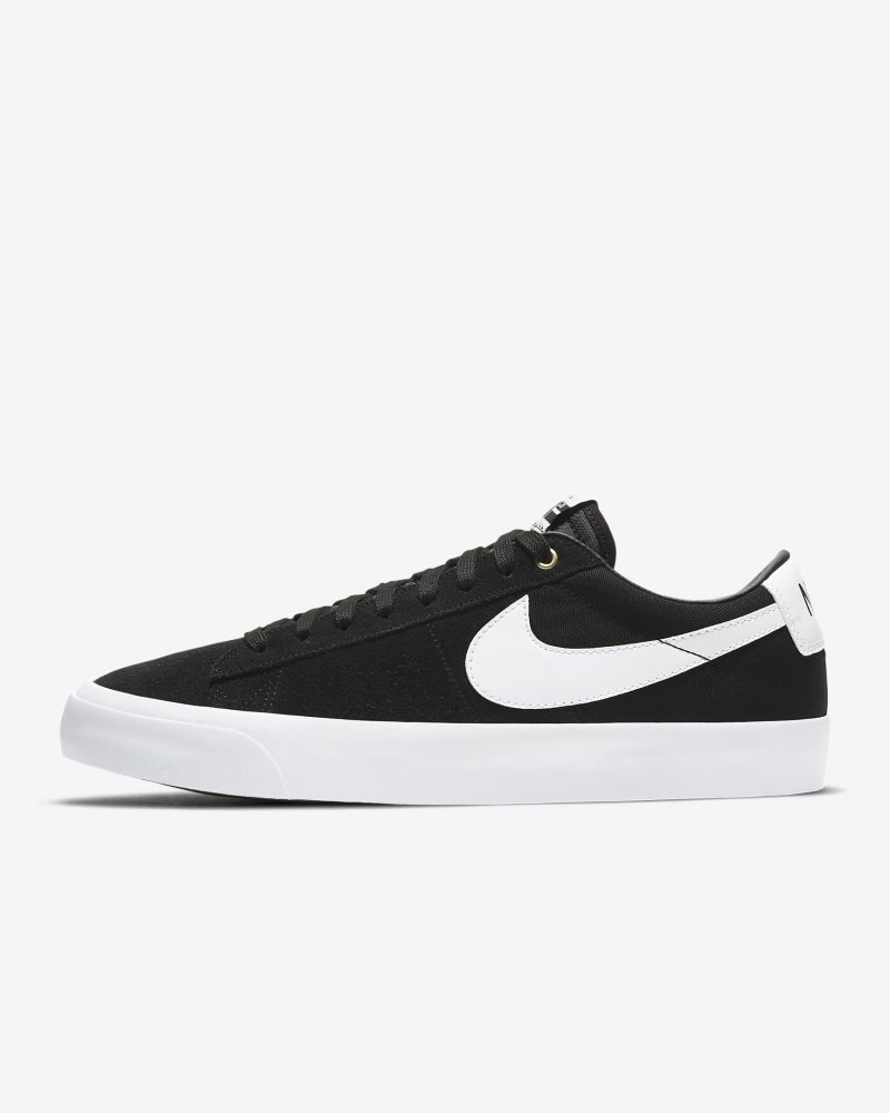 Nike SB Zoom Blazer Low Pro GT Schwarz/Schwarz/Gummi Hellbraun/Weiß