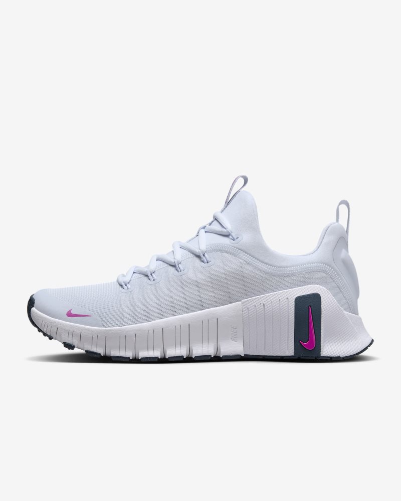 Nike Free Metcon 6 Football Grau/Armory Navy/Hot Fuchsia