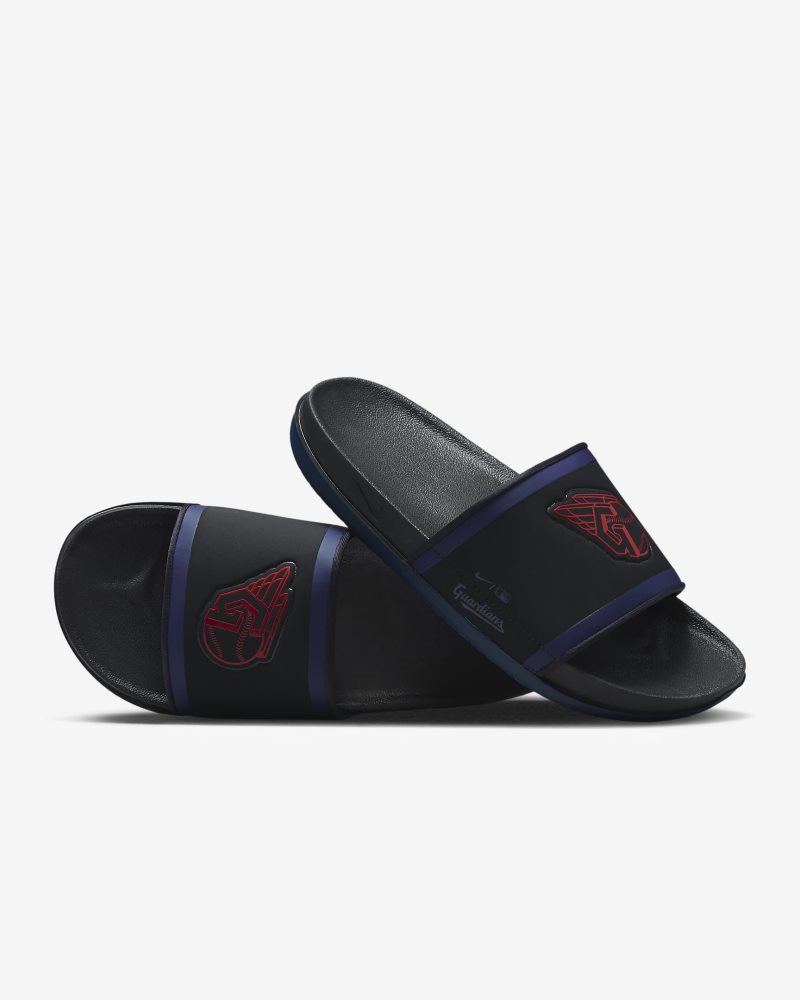 NikeOffcourt (MLB Cleveland) Schwarz/College Navy/Sport Red