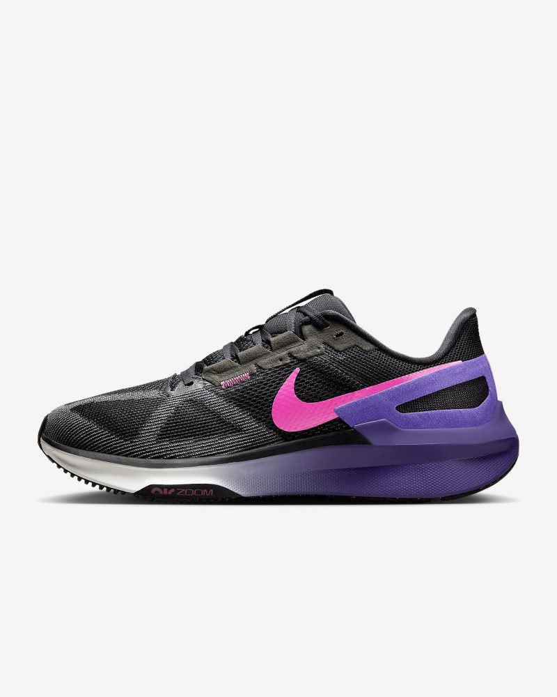 Nike Structure 25 Schwarz/Anthrazit/Field Purple/Laser Fuchsia