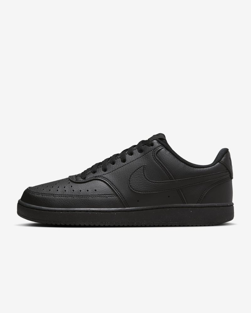 Nike Court Vision Low Next Nature Schwarz/Schwarz/Schwarz