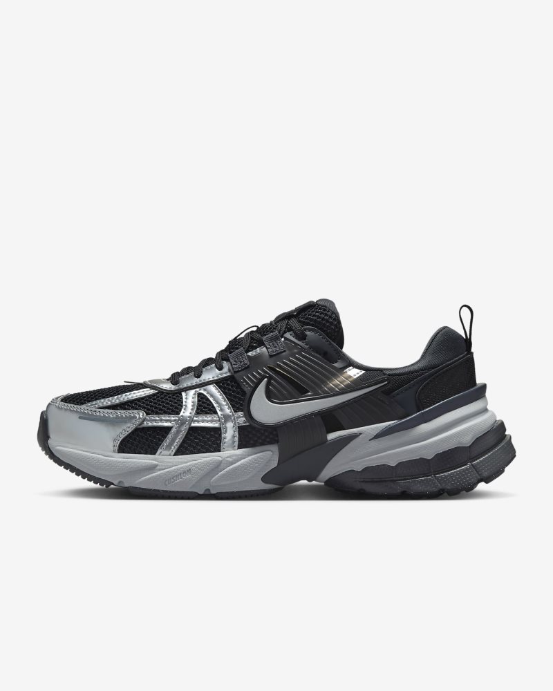 Nike V2K Run Schwarz/Anthrazit/Dunkelrauchgrau/Metallic-Silber