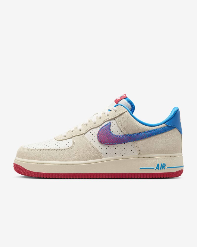 Nike Air Force 1 07 LV8 Coconut Milk/Sail/University Red/Photo Blue