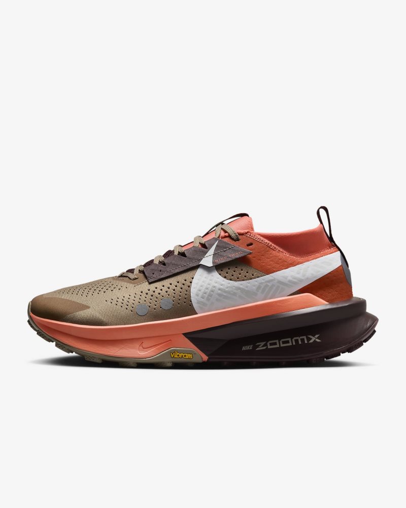 Nike Zegama 2 Khaki/Hyper Crimson/Burgundy Crush/Weiß