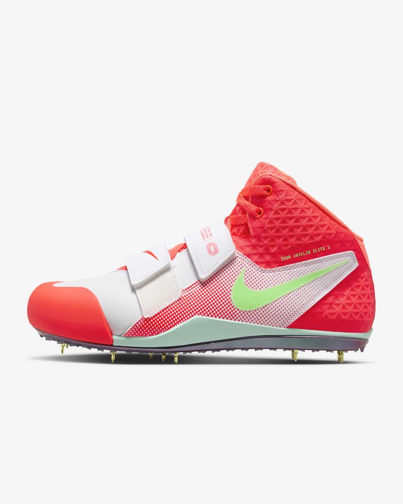 Nike Zoom Javelin Elite 3 Weiß/Hyper Orange/Lime Blast/Bright Crimson