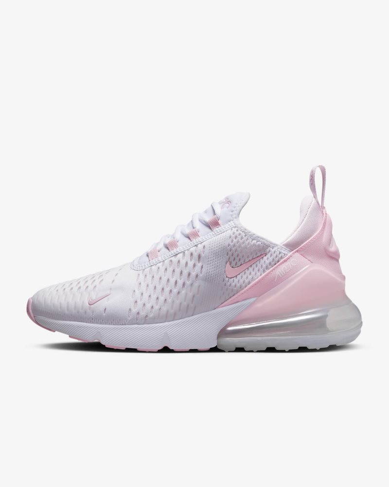 Nike Air Max 270 Weiß/Perlpink/Fußballgrau/Mittelweichpink