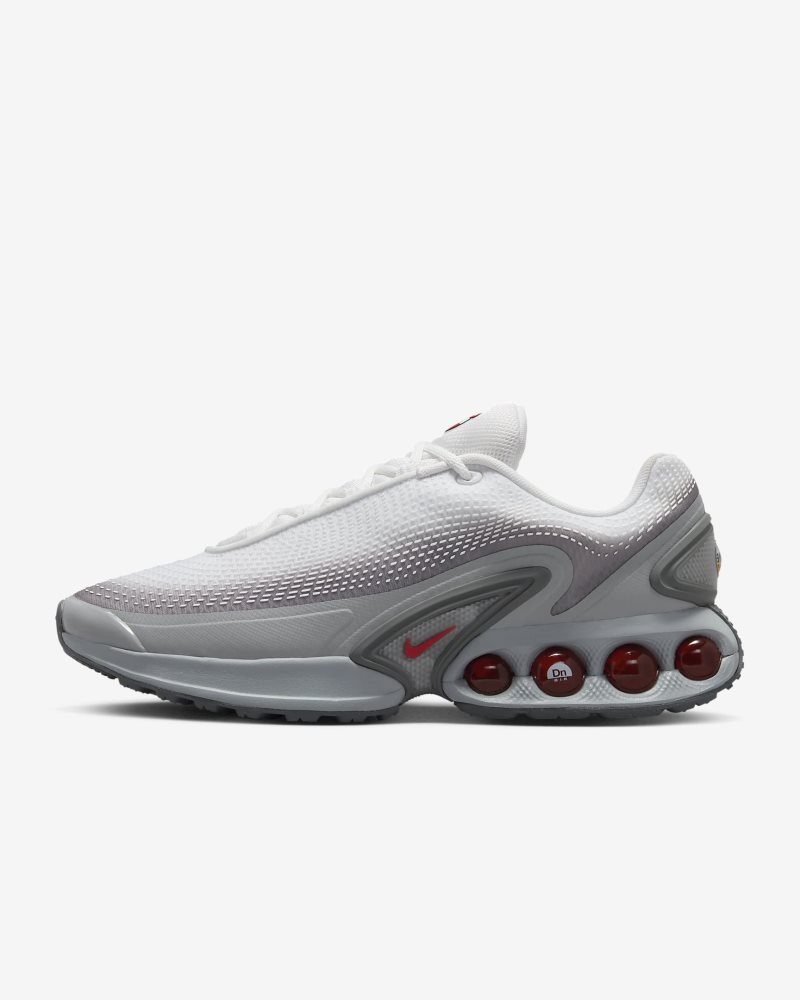 Nike Air Max Dn SE Helles Rauchgrau/Weiß/Rauchgrau/Universitätsrot