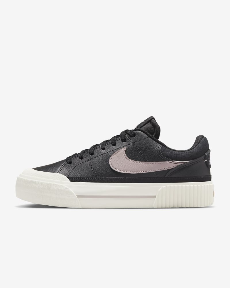 Nike Court Legacy Lift Schwarz/Segel/Platinviolett