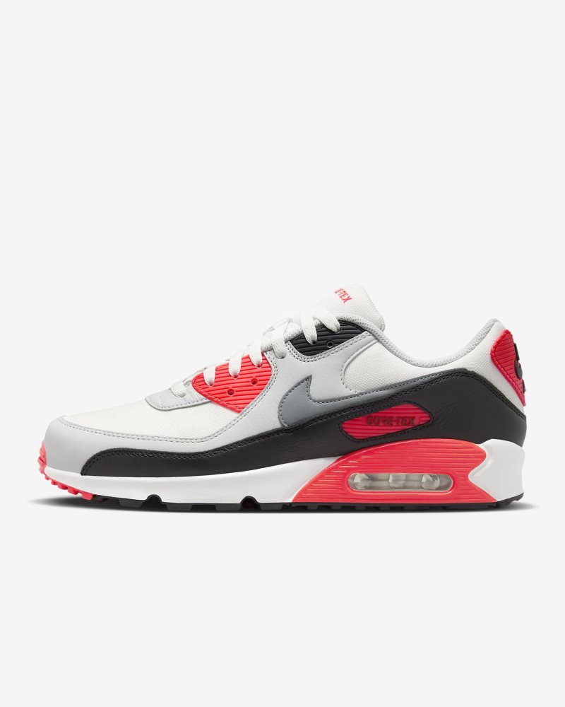 Nike Air Max 90 GORE-TEX Summit White/Bright Crimson/Schwarz/Cool Grey