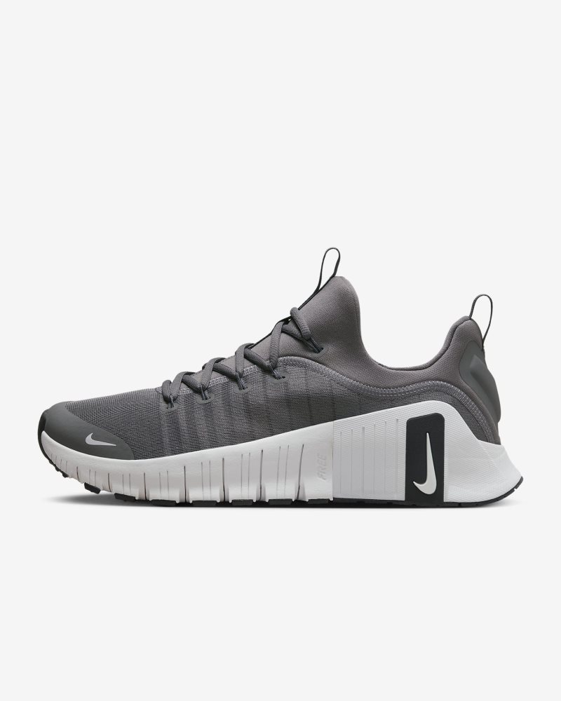 Nike Free Metcon 6 Gunsmoke/Schwarz/Weiß