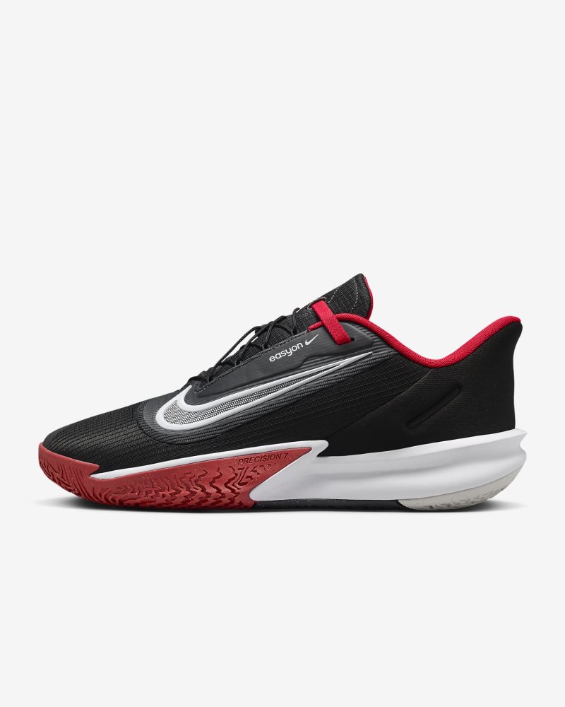 Nike Precision 7 EasyOn Schwarz/Universitätsrot/Weiß