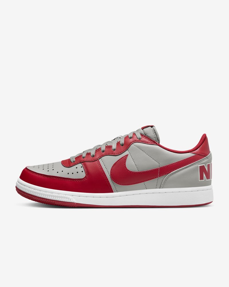 Nike Terminator Low Mittelgrau/Weiß/Varsity Rot