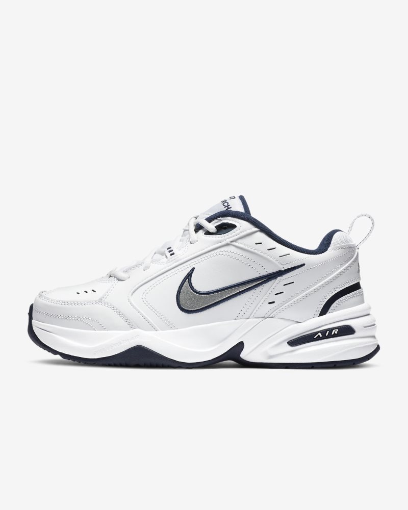 Nike Air Monarch IV Weiß/Metallic-Silber