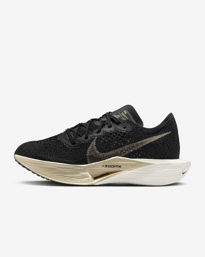 Nike Vaporfly 3 Schwarz/Schwarz/Haferflocken/Metallic Gold Grain