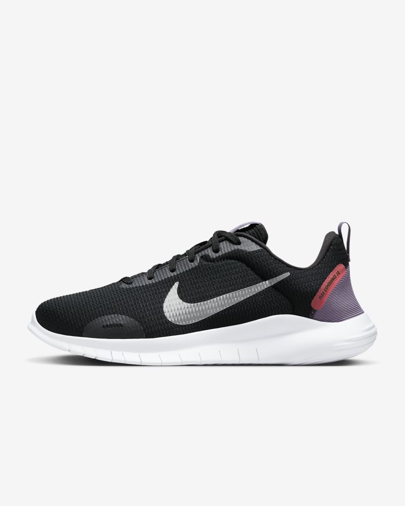 Nike Flex Experience Run 12 Schwarz/Daybreak/Bright Crimson/Metallic Silber