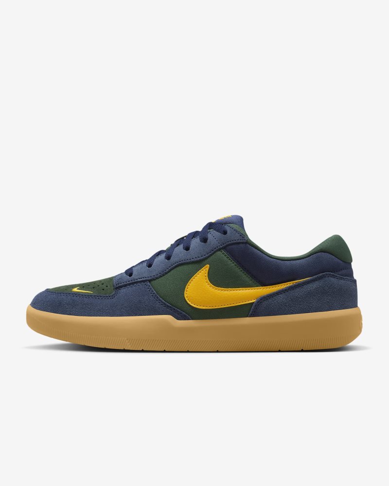 Nike SB Force 58 Mitternachtsmarineblau/Tanne/Gummi Hellbraun/Universitätsgold