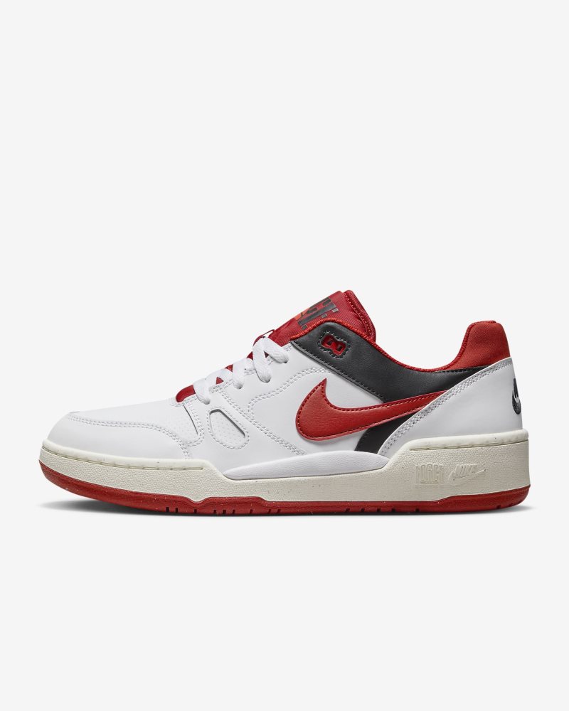 Nike Full Force Low Weiß/Schwarz/Sail/Mystic Red