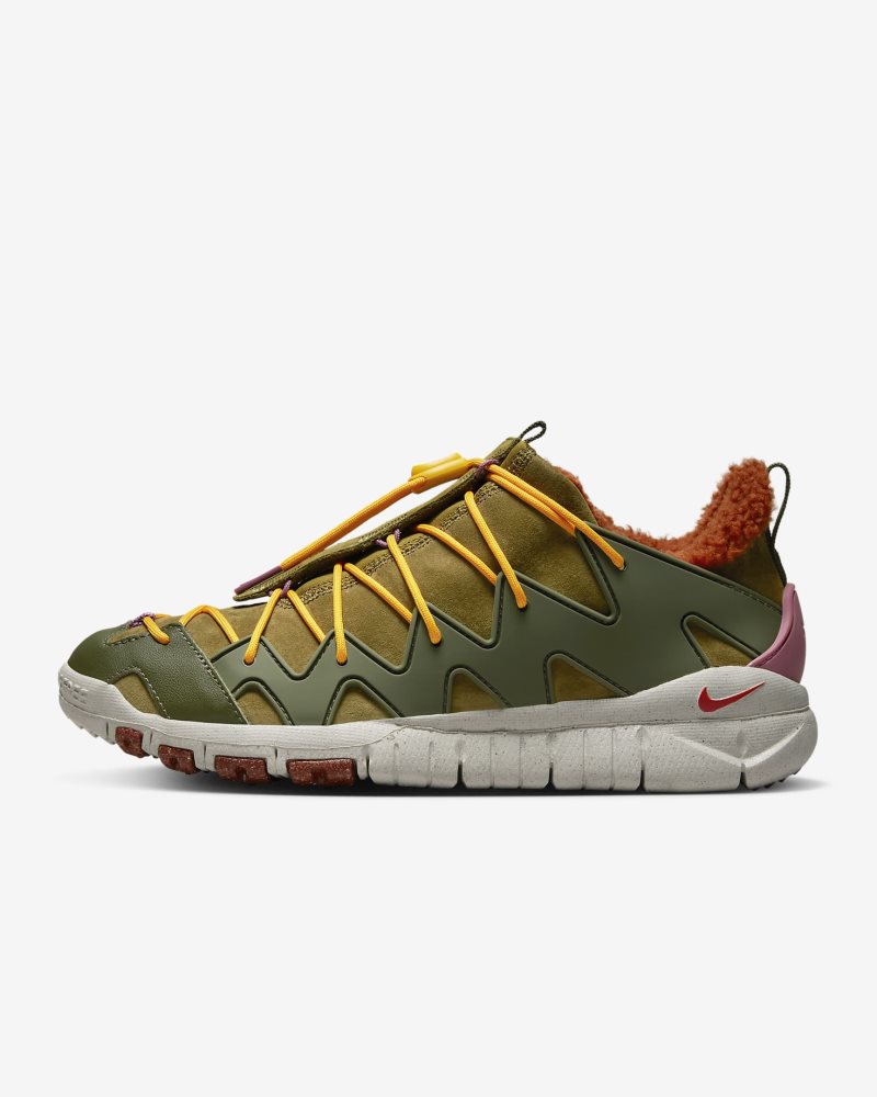 Nike Free Crater Trail Boot N7 Olive Flak/Cargo Khaki/Light Orewood Brown/Habanero Red