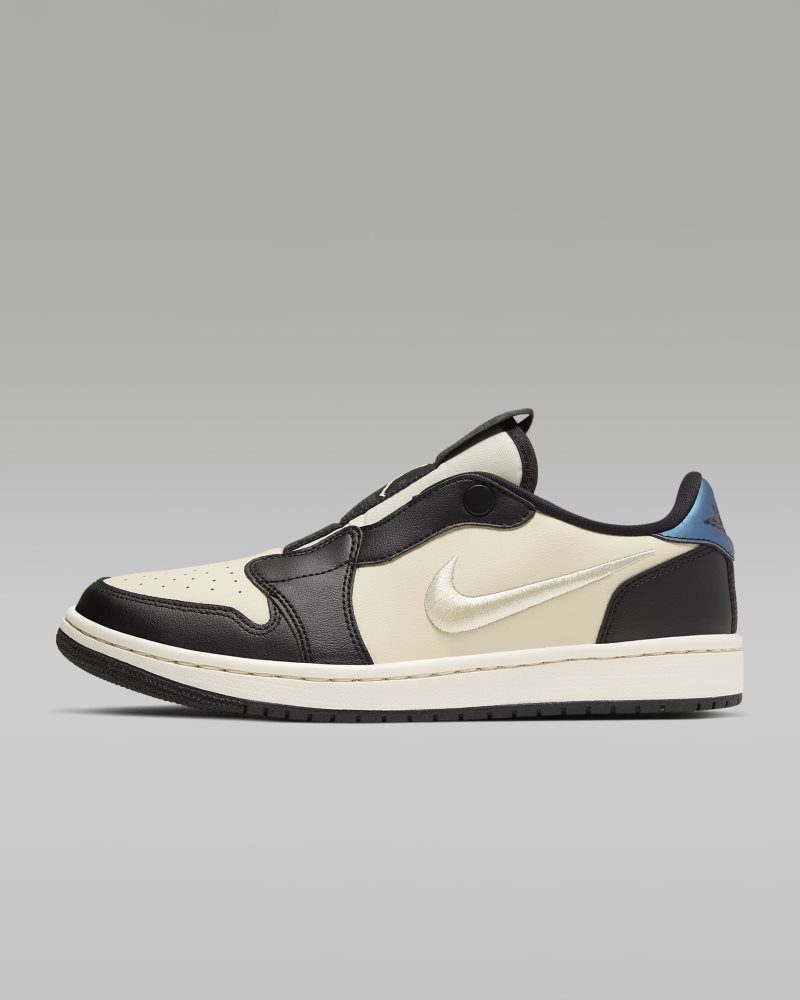 Air Jordan 1 Retro Low Slip Fossil/Elfenbein/Anthrazit/Schwarz