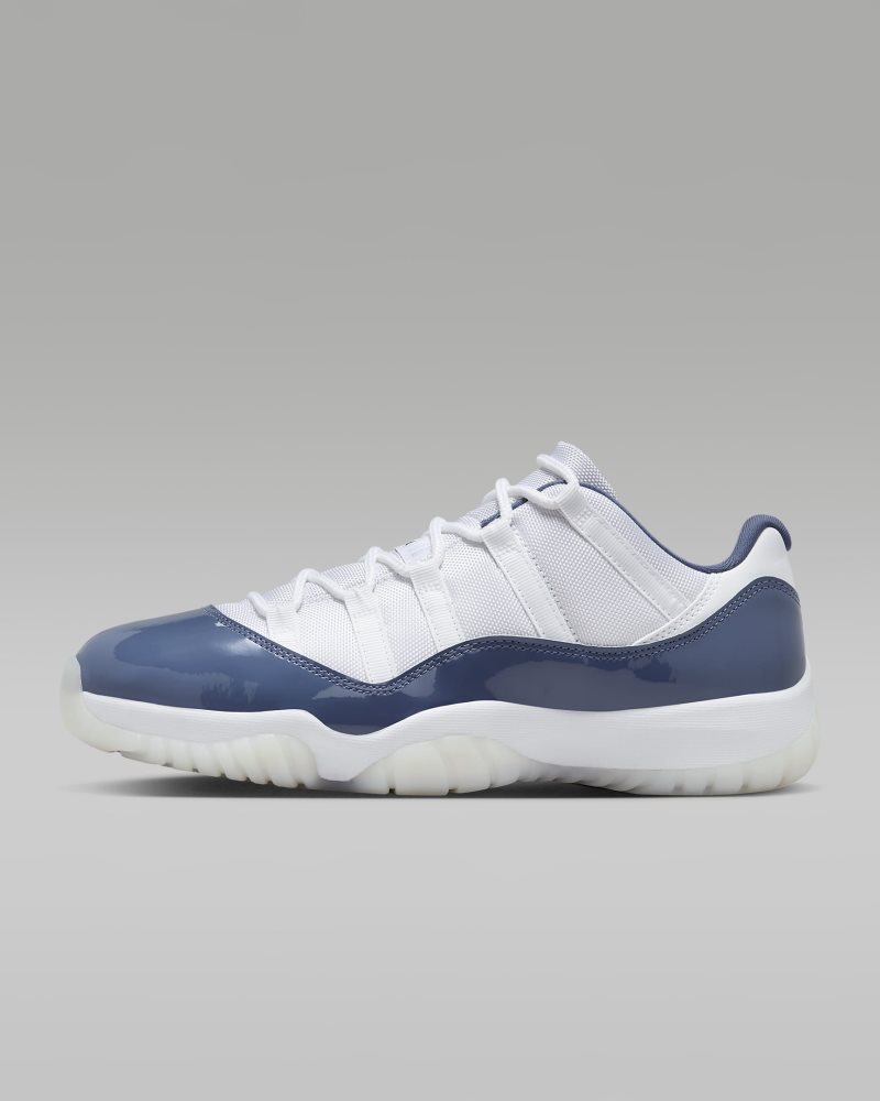 Air Jordan 11 Retro Low „Diffused Blue" Weiß/Diffused Blue/Football Grey/Midnight Navy