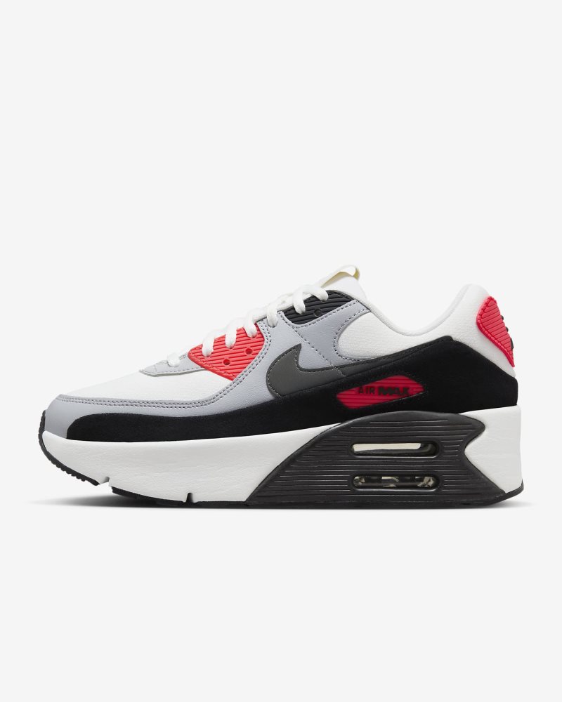 Nike Air Max 90 LV8 Summit White/Schwarz/Wolf Grey/Smoke Grey