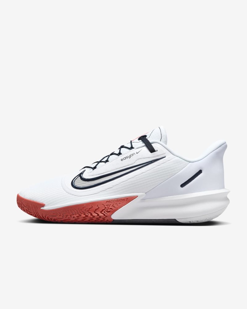 Nike Precision 7 EasyOn Weiß/Sport Red/Obsidian