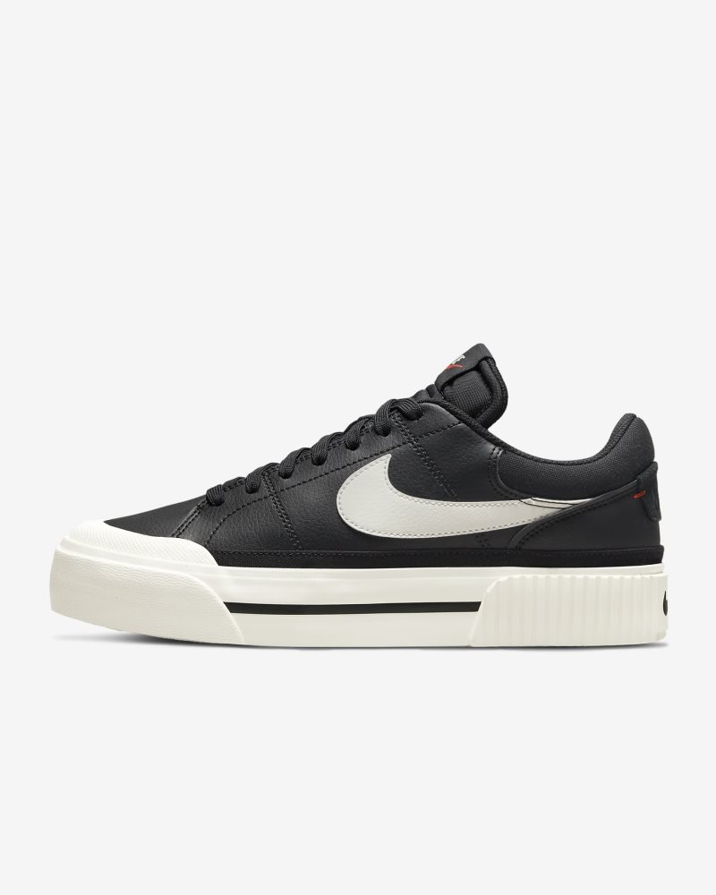 Nike Court Legacy Lift Schwarz/Weiß/Team Orange/Segel