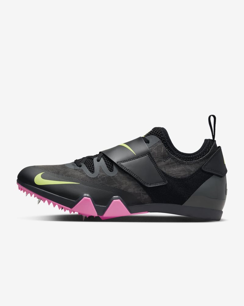 Nike Pole Vault Elite Anthrazit/Schwarz/Light Lemon Twist/Fierce Pink