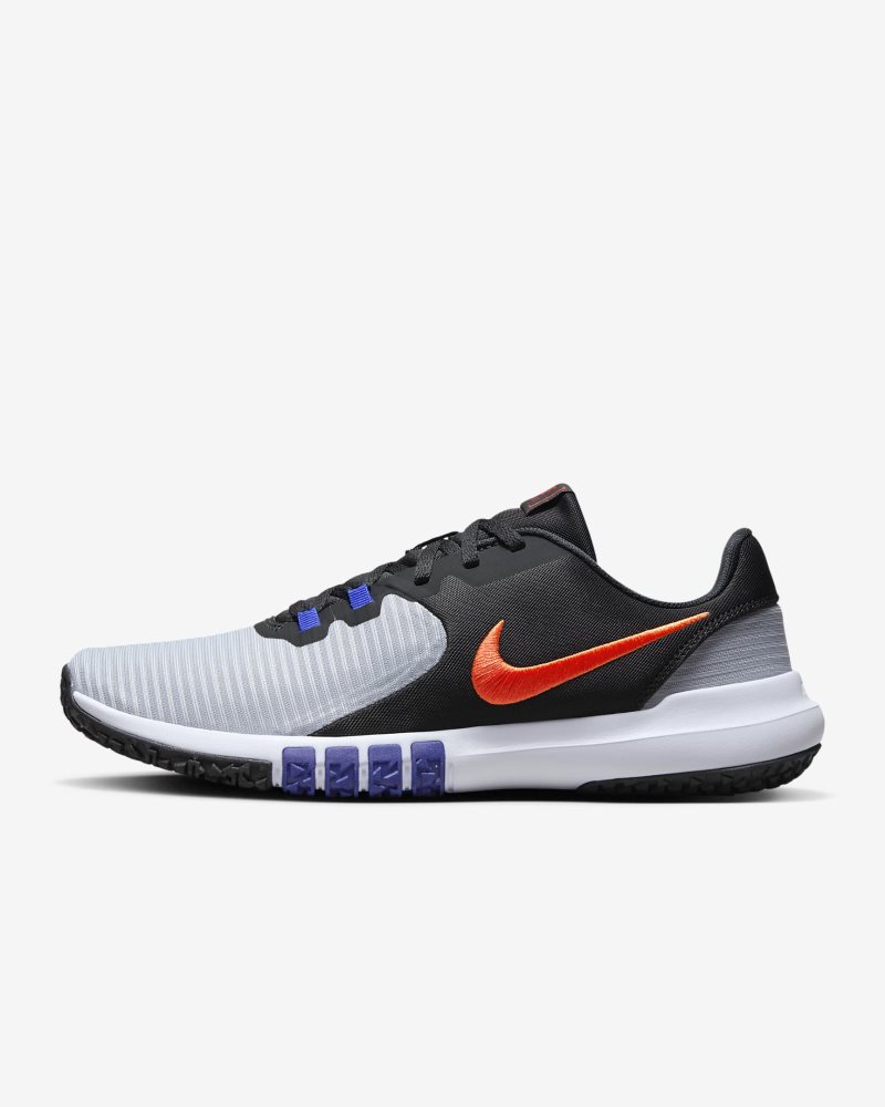 Nike Flex Control 4 Wolfsgrau/Schwarz/Racer Blue/Team Orange