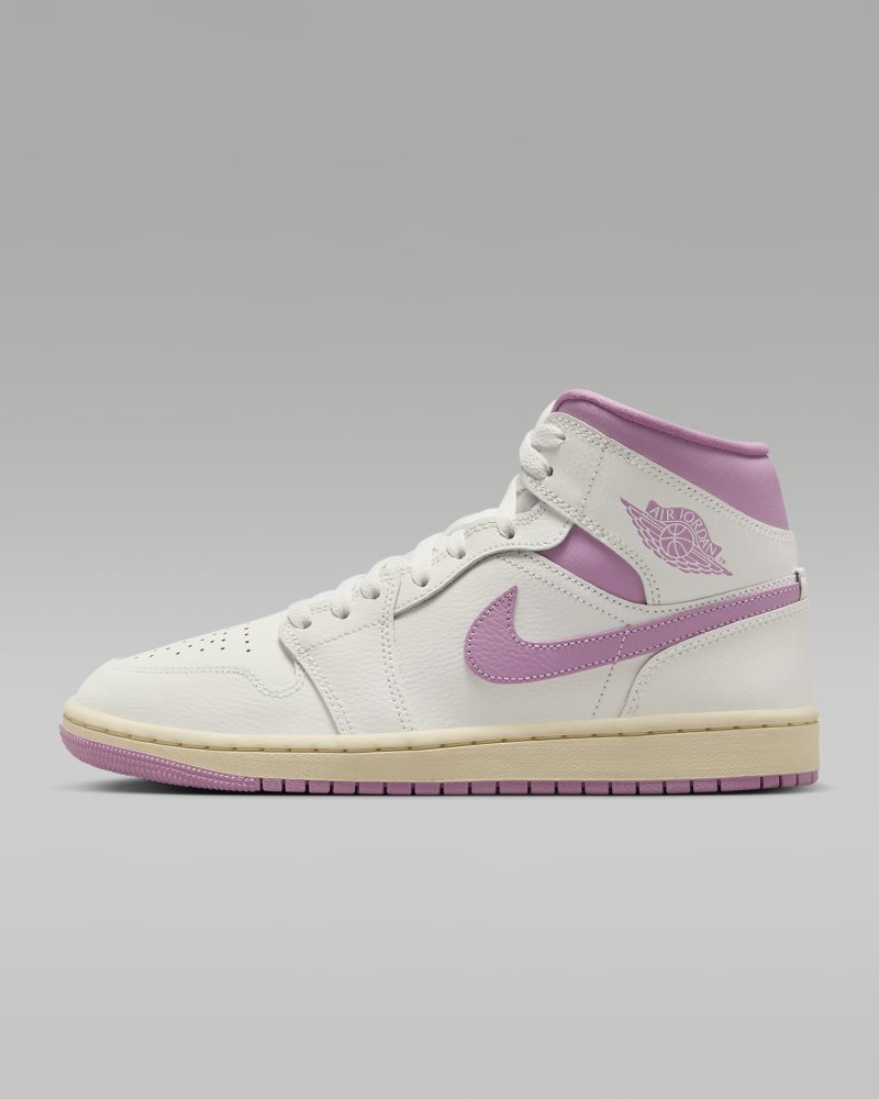 Air Jordan 1 Mid Sail/Muslin/Orchid