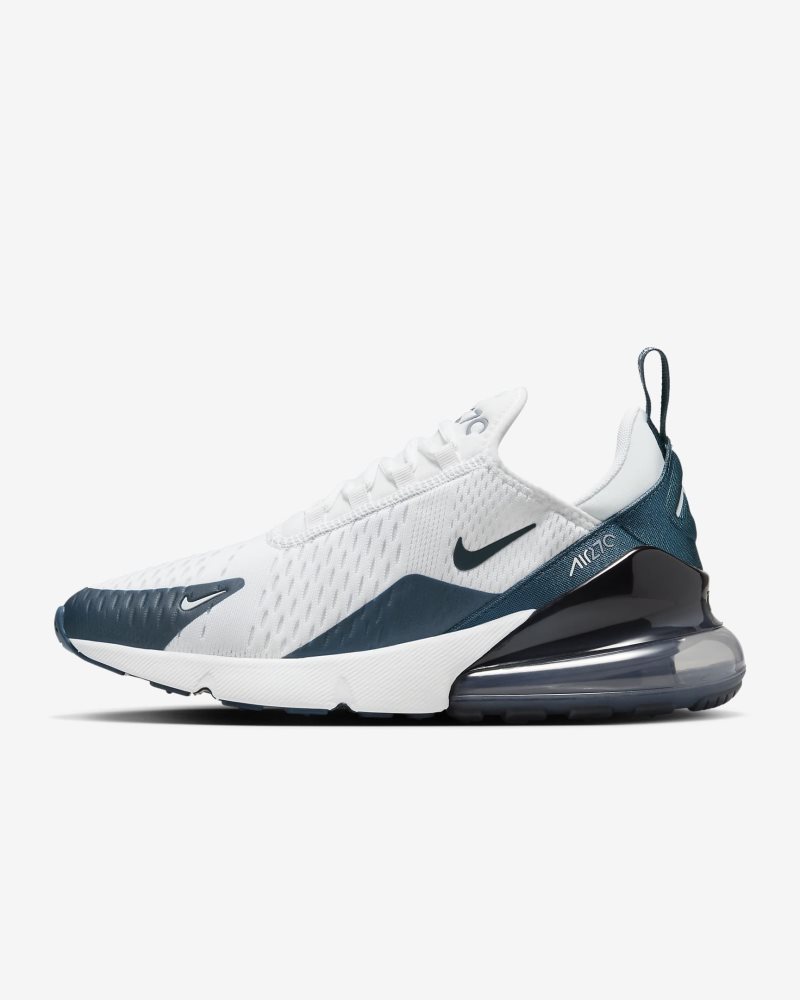 Nike Air Max 270 Weiß/Aschgrau/ArmoryMarineblau