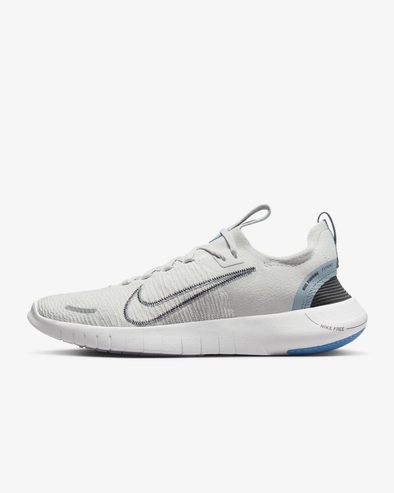 Nike Free RN NN Platin-Tönung/Hellblau/Weiß/Eisengrau