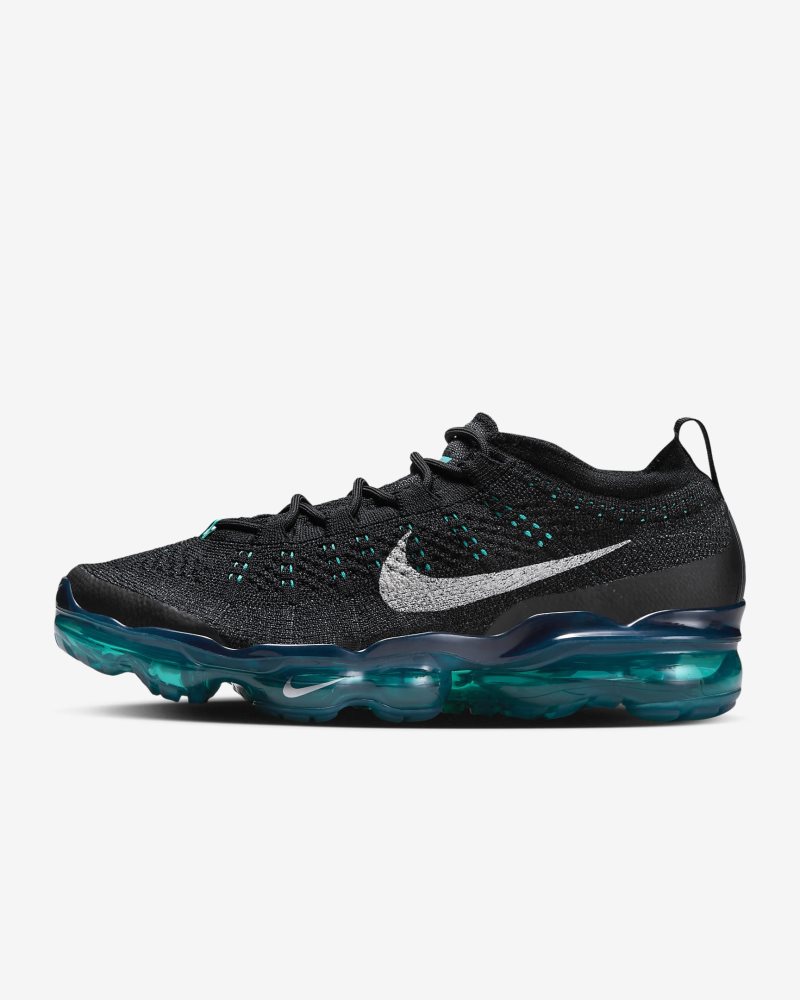 Nike Air VaporMax 2023 Flyknit Schwarz/Rapid Teal/Aquamarin/Metallic Silver