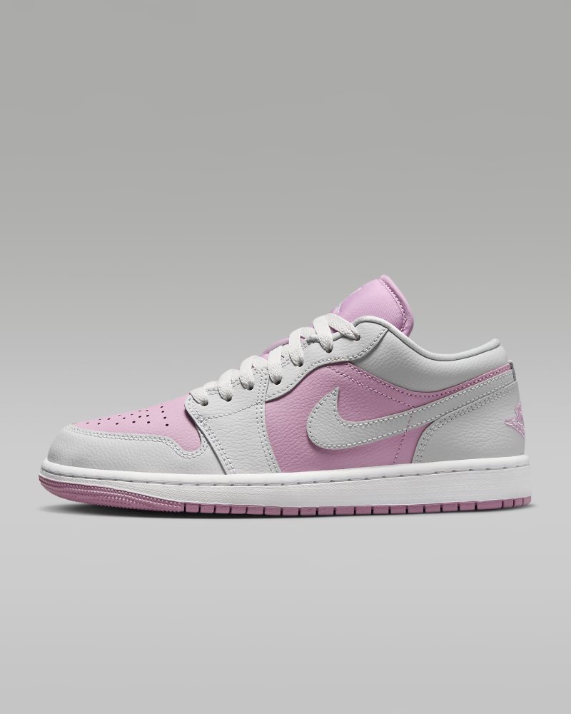 Air Jordan 1 Low Orchidee/Weiß/Neutralgrau