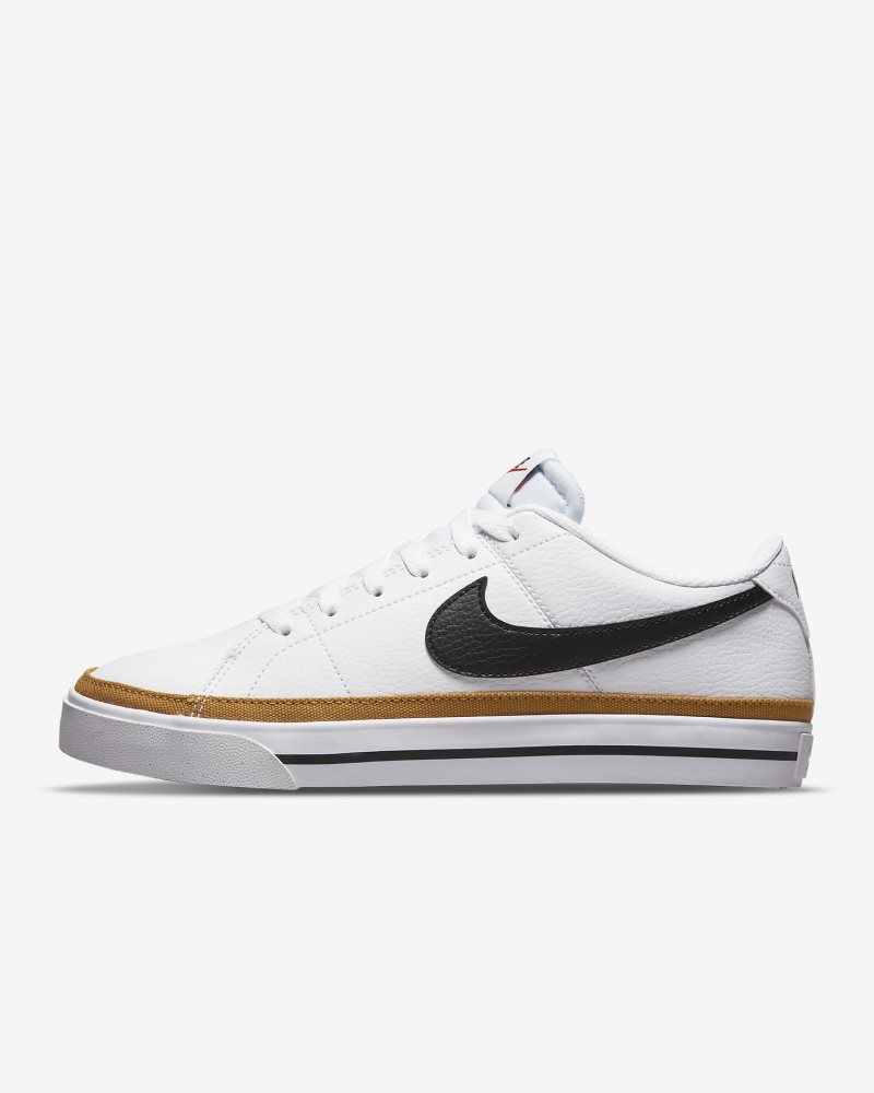 Nike Court Legacy Next Nature Weiß/Desert Ochre/Team Orange/Schwarz