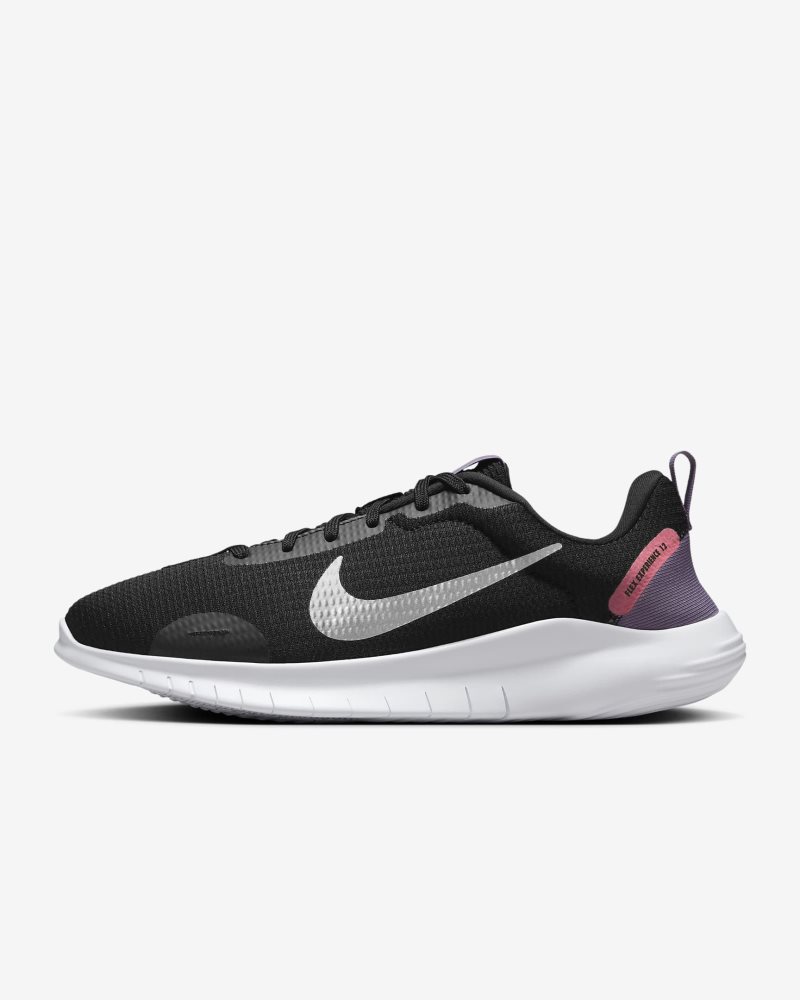 Nike Flex Experience Run 12 Schwarz/Daybreak/Bright Crimson/Metallic Silber