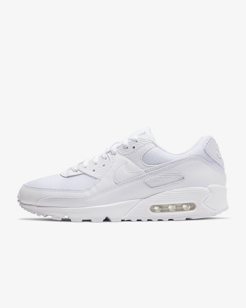 Nike Air Max 90 Weiß/Weiß/Wolfsgrau/Weiß