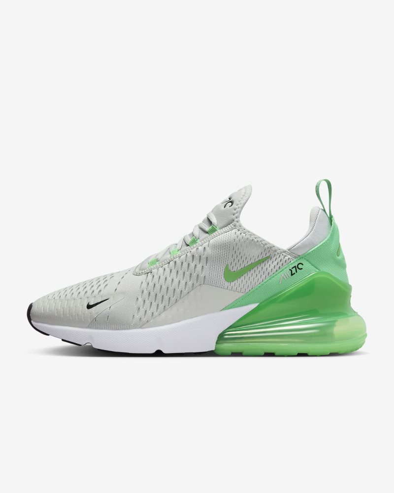 Nike Air Max 270 Light Silver/Black/White/Green Shock